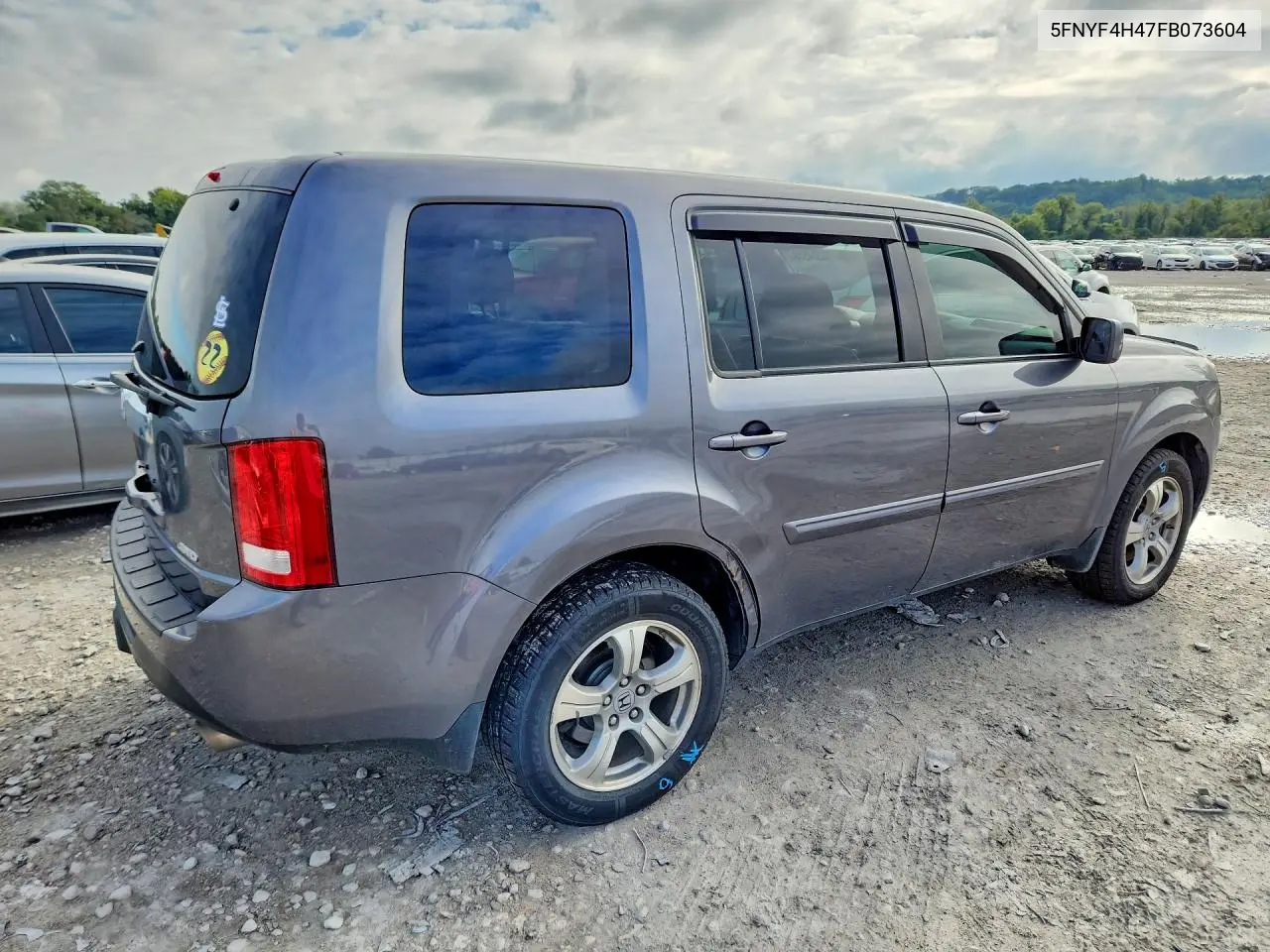 2015 HONDA PILOT VIN 5FNYF4H47FB073604 — фото 3