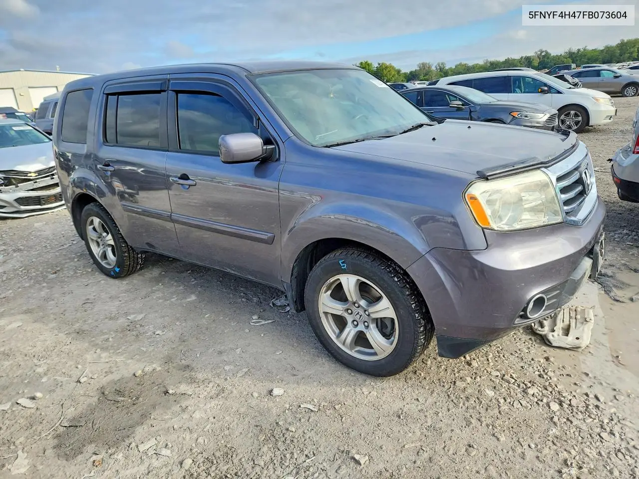 2015 HONDA PILOT VIN 5FNYF4H47FB073604 — фото 4