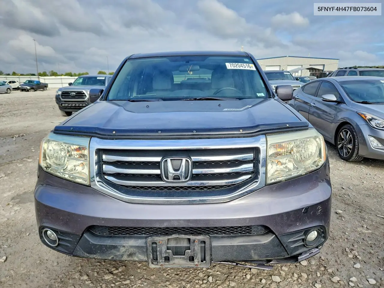 2015 HONDA PILOT VIN 5FNYF4H47FB073604 — фото 5