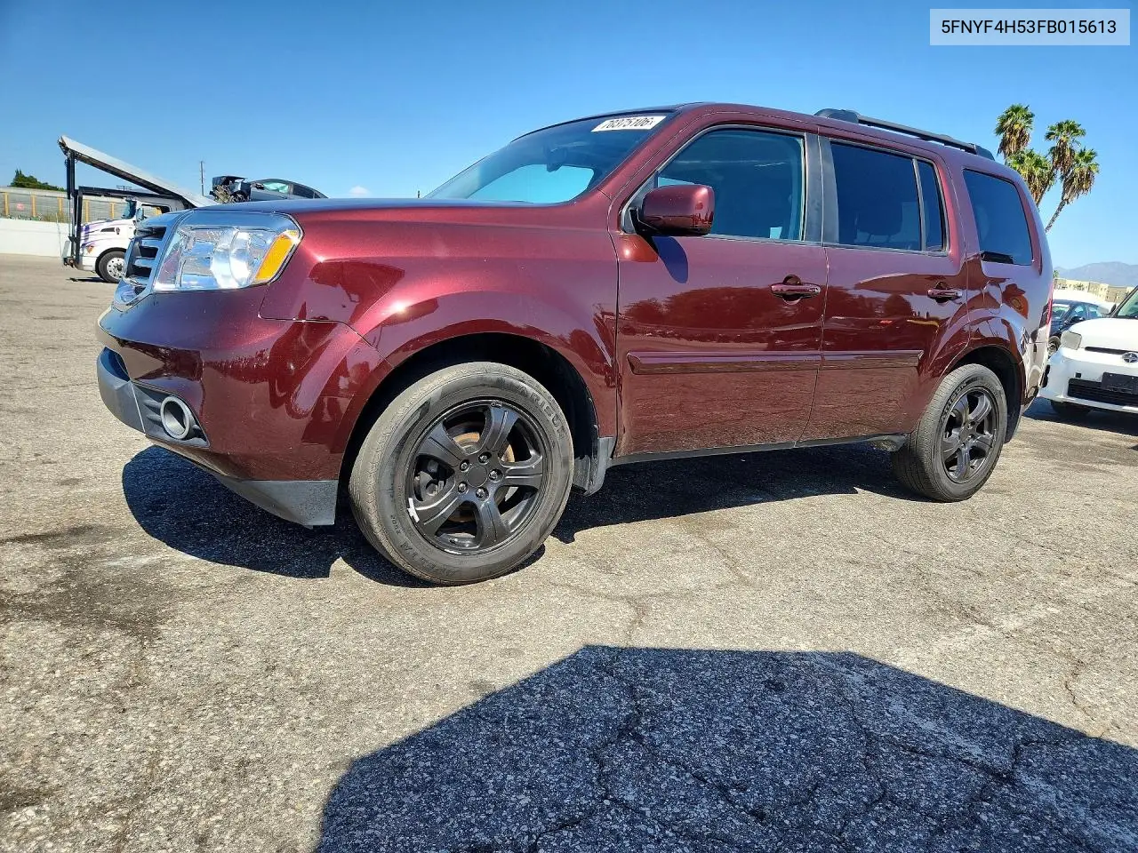 HONDA PILOT 2015, VIN 5FNYF4H53FB015613