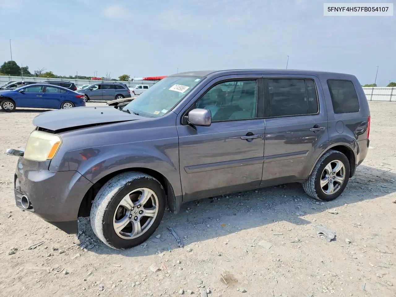 HONDA PILOT 2015, VIN 5FNYF4H57FB054107
