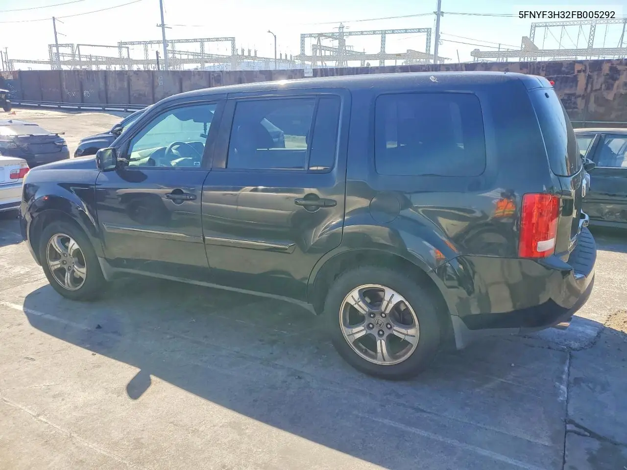 2015 HONDA PILOT VIN 5FNYF3H32FB005292 — фото 2