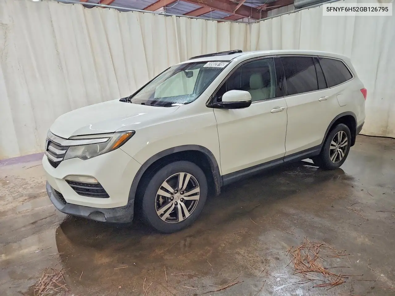 HONDA PILOT 2016, VIN 5FNYF6H52GB126795