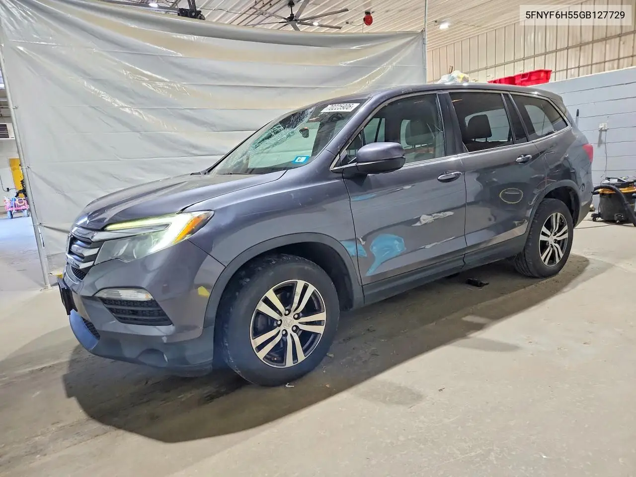 HONDA PILOT 2016, VIN 5FNYF6H55GB127729