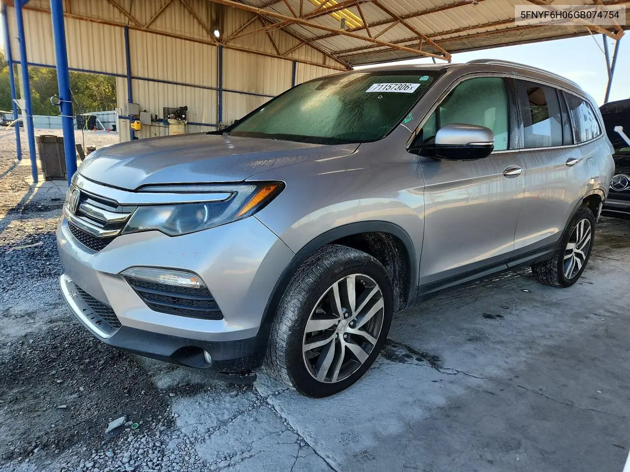 HONDA PILOT 2016, VIN 5FNYF6H06GB074754