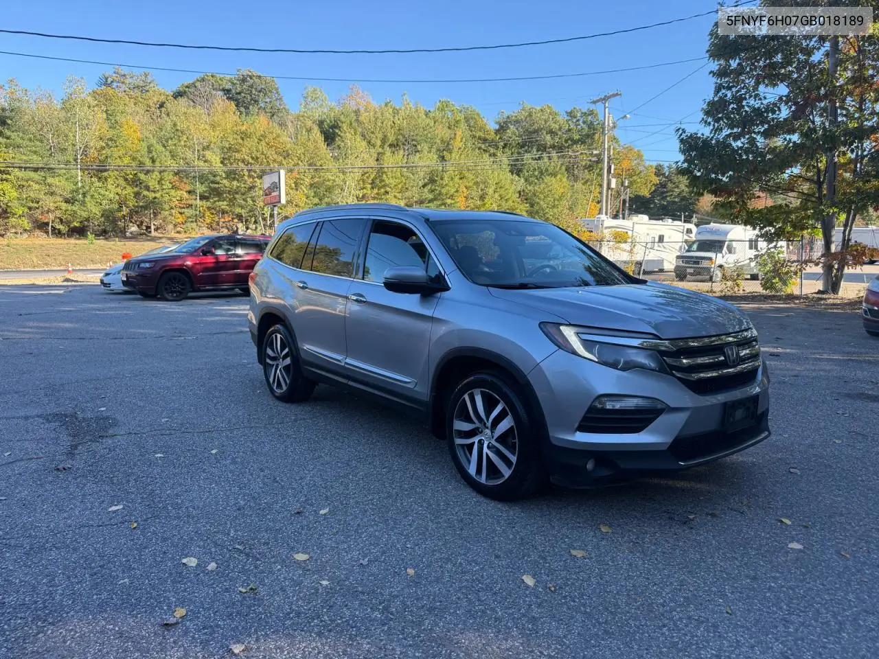 HONDA PILOT 2016, VIN 5FNYF6H07GB018189