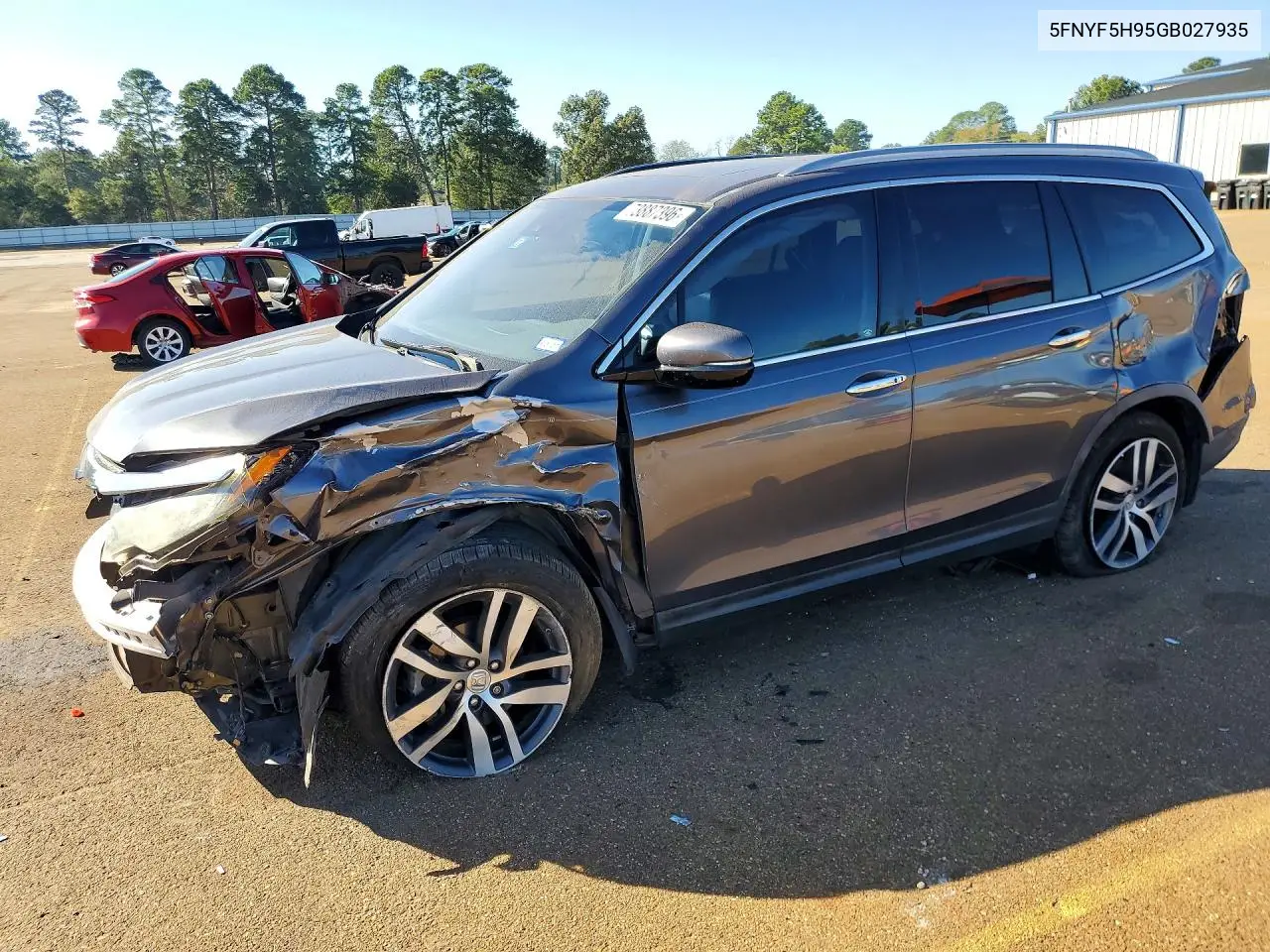 HONDA PILOT 2016, VIN 5FNYF5H95GB027935