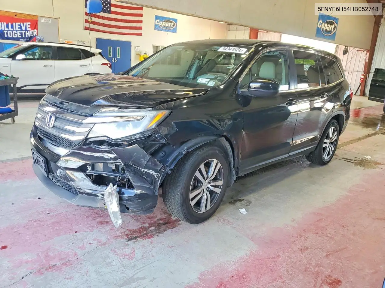 HONDA PILOT 2017, VIN 5FNYF6H54HB052748