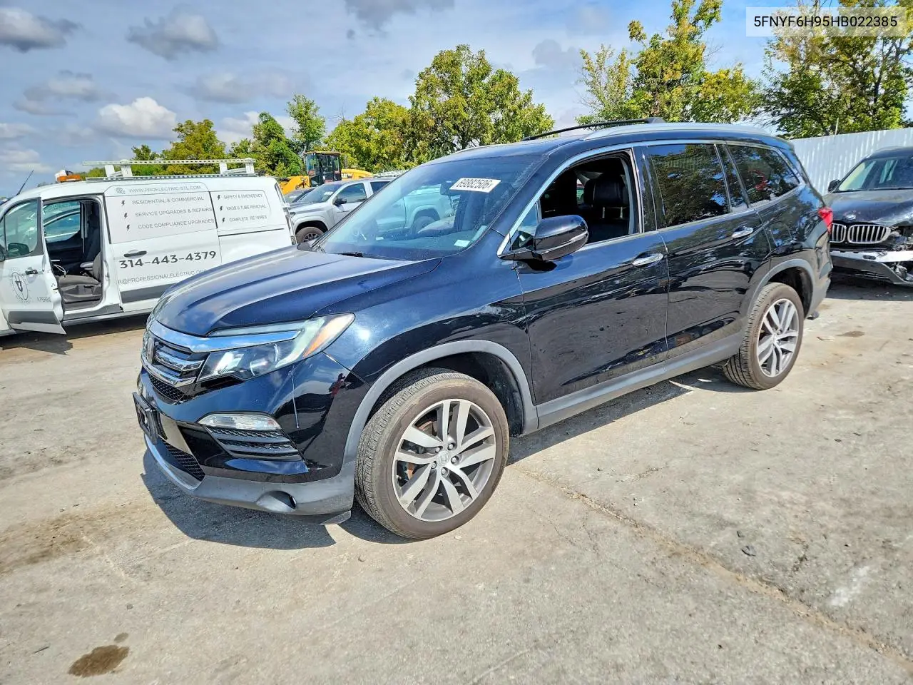 HONDA PILOT 2017, VIN 5FNYF6H95HB022385