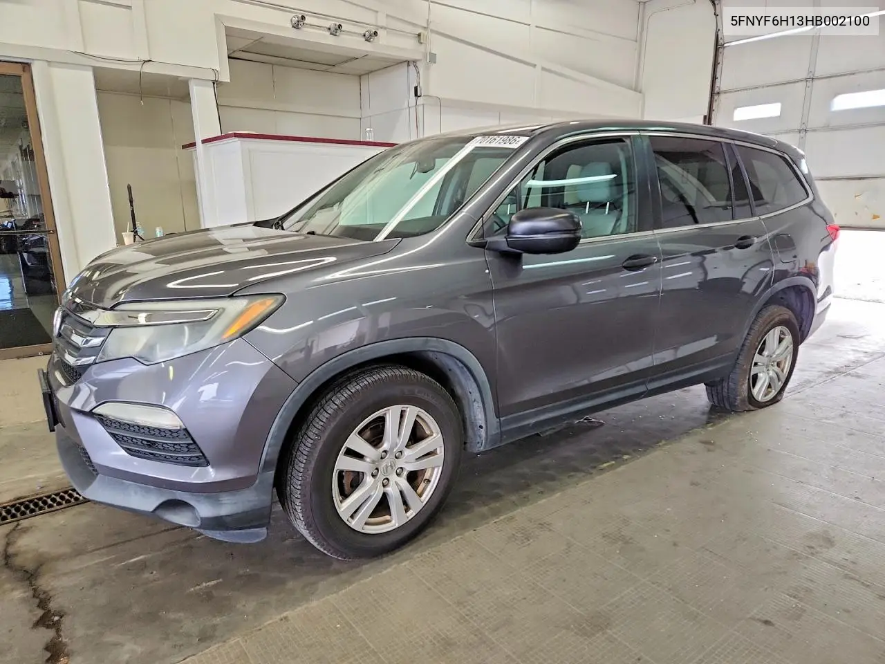 HONDA PILOT 2017, VIN 5FNYF6H13HB002100