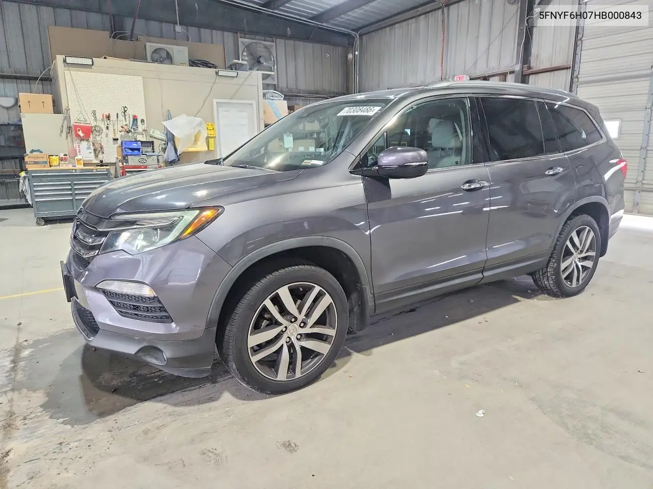 HONDA PILOT 2017, VIN 5FNYF6H07HB000843