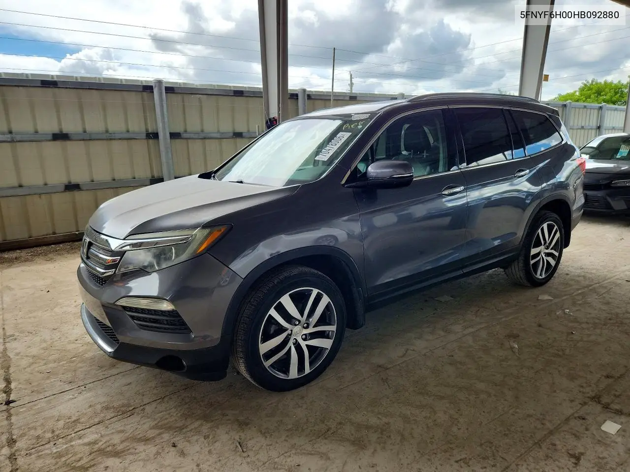 HONDA PILOT 2017, VIN 5FNYF6H00HB092880