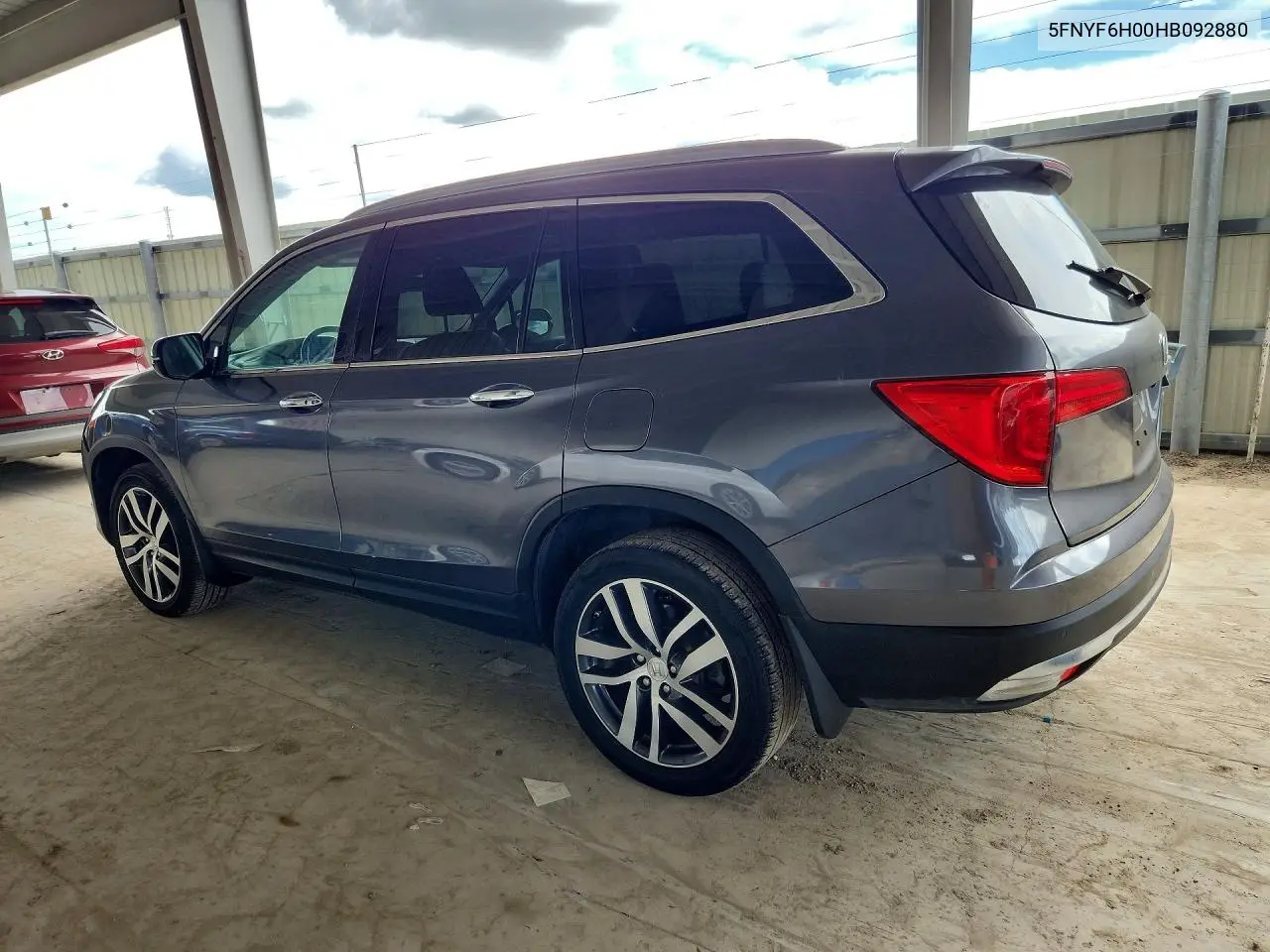 2017 HONDA PILOT VIN 5FNYF6H00HB092880 — фото 2