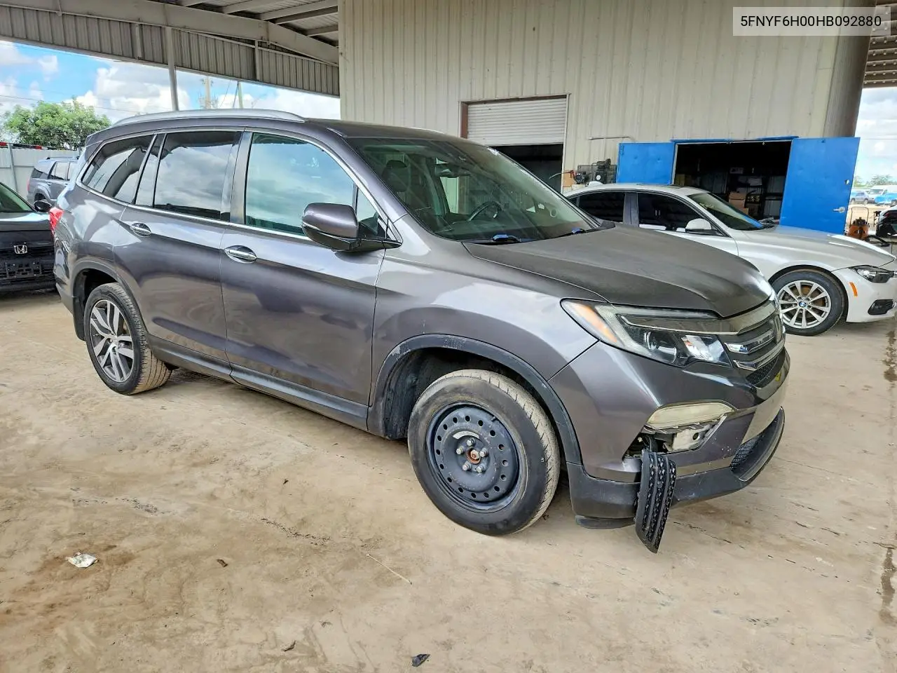 2017 HONDA PILOT VIN 5FNYF6H00HB092880 — фото 4