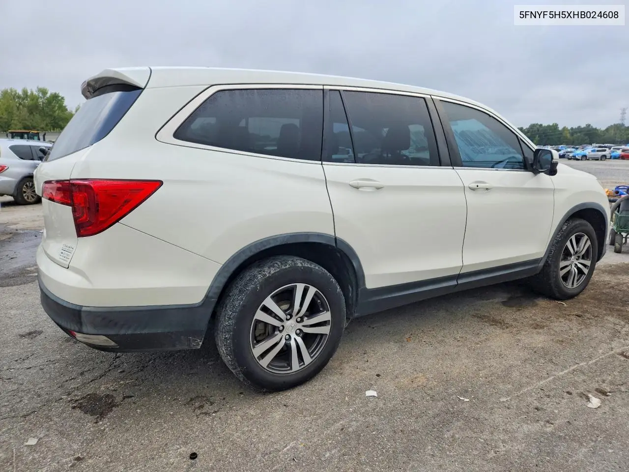2017 HONDA PILOT VIN 5FNYF5H5XHB024608 — фото 3