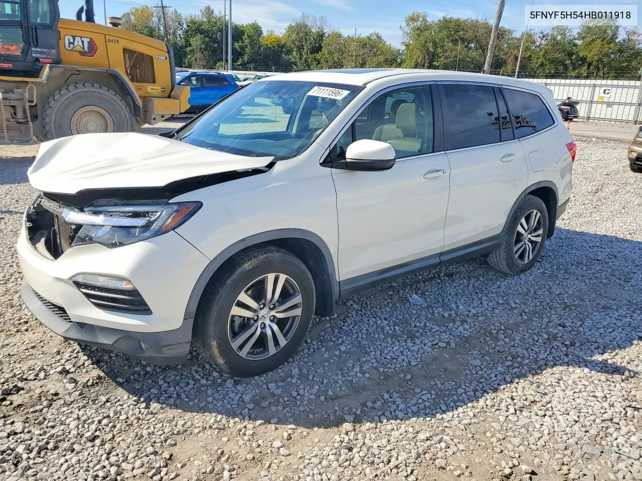 HONDA PILOT 2017, VIN 5FNYF5H54HB011918