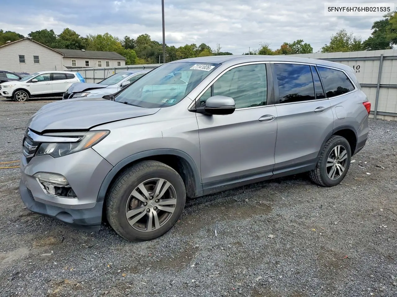 HONDA PILOT 2017, VIN 5FNYF6H76HB021535