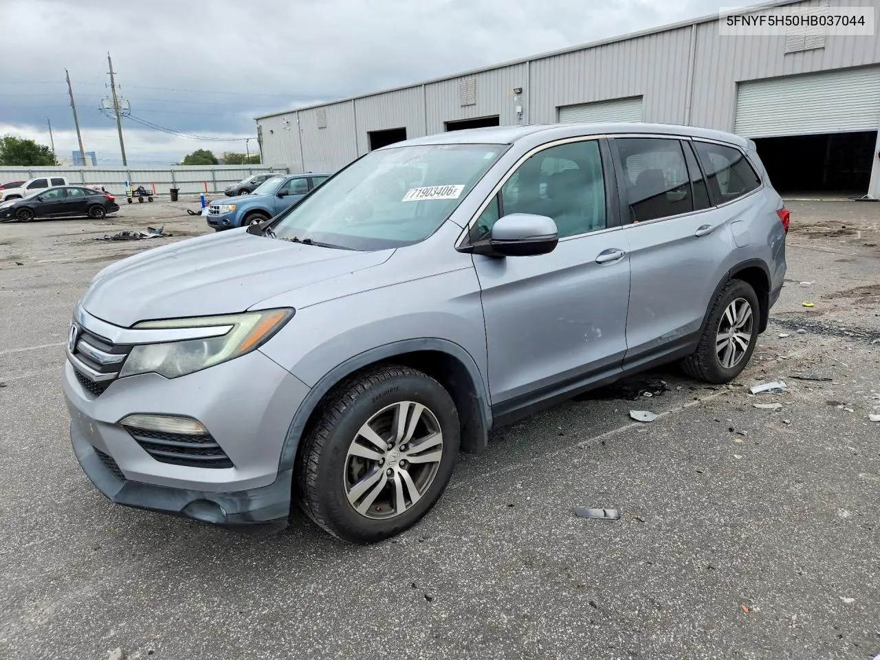 HONDA PILOT 2017, VIN 5FNYF5H50HB037044