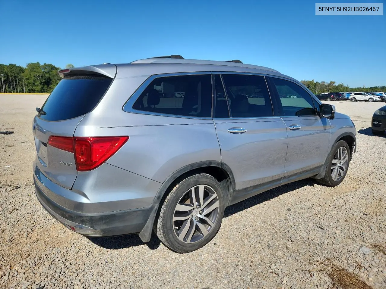 2017 HONDA PILOT VIN 5FNYF5H92HB026467 — фото 3