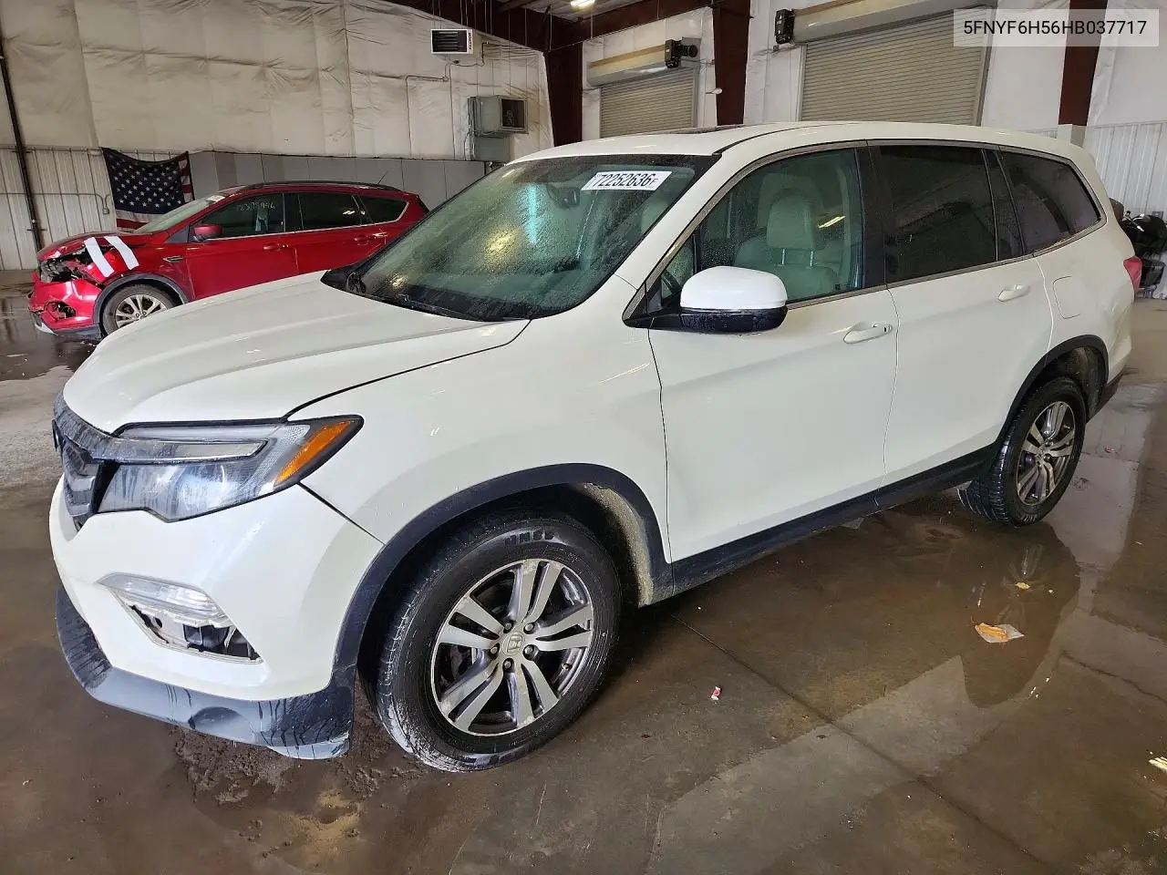 HONDA PILOT 2017, VIN 5FNYF6H56HB037717