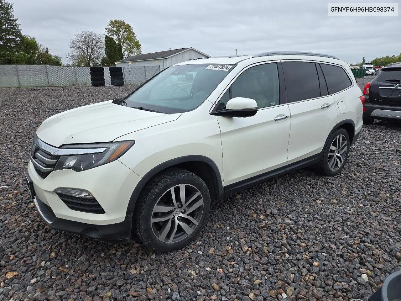 HONDA PILOT 2017, VIN 5FNYF6H96HB098374