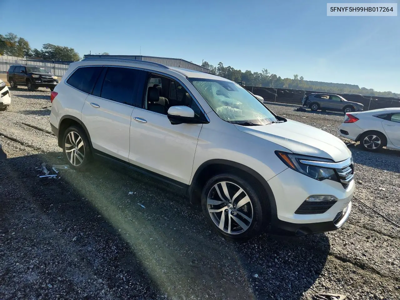 2017 HONDA PILOT VIN 5FNYF5H99HB017264 — фото 4