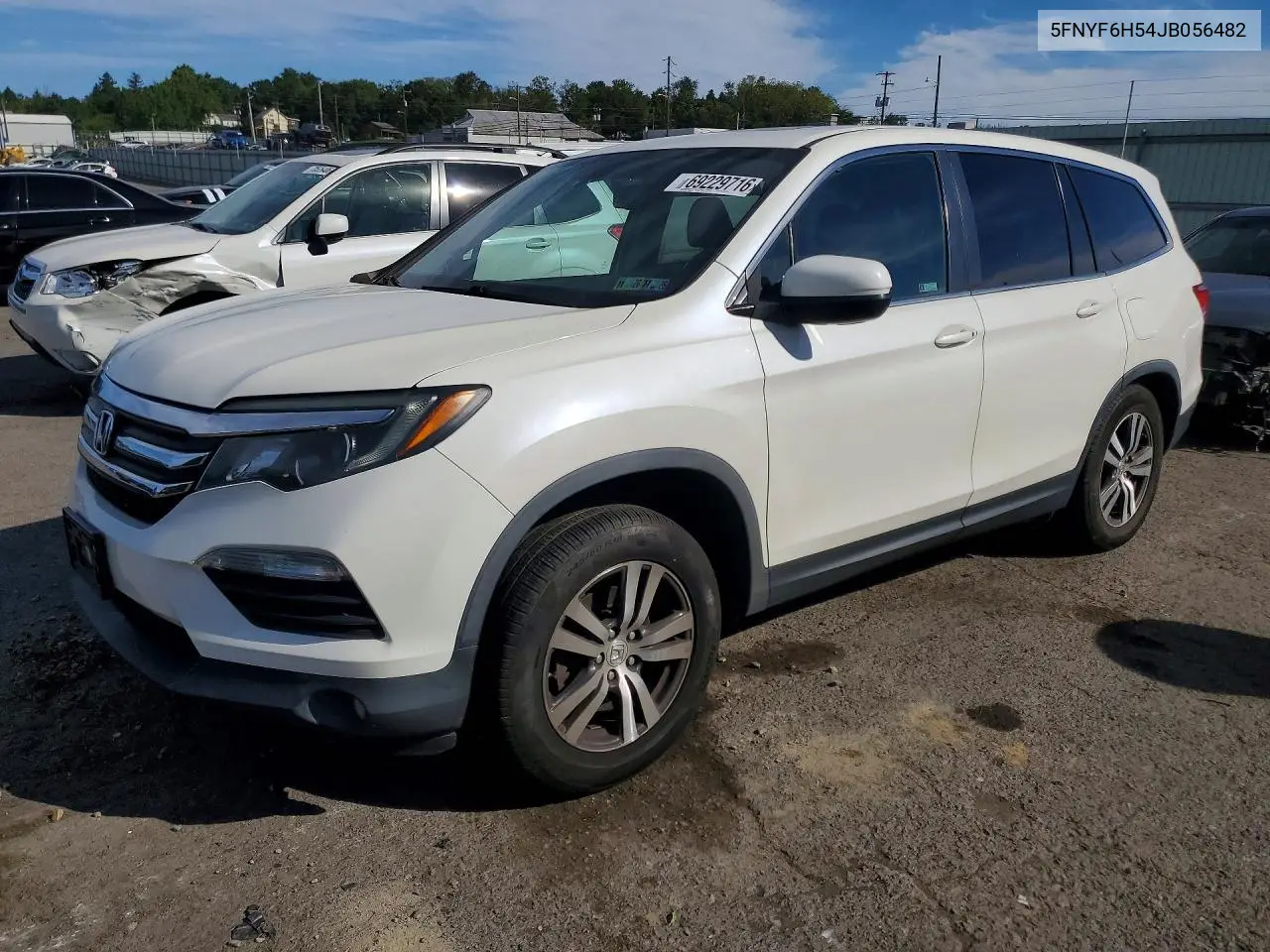 HONDA PILOT 2018, VIN 5FNYF6H54JB056482