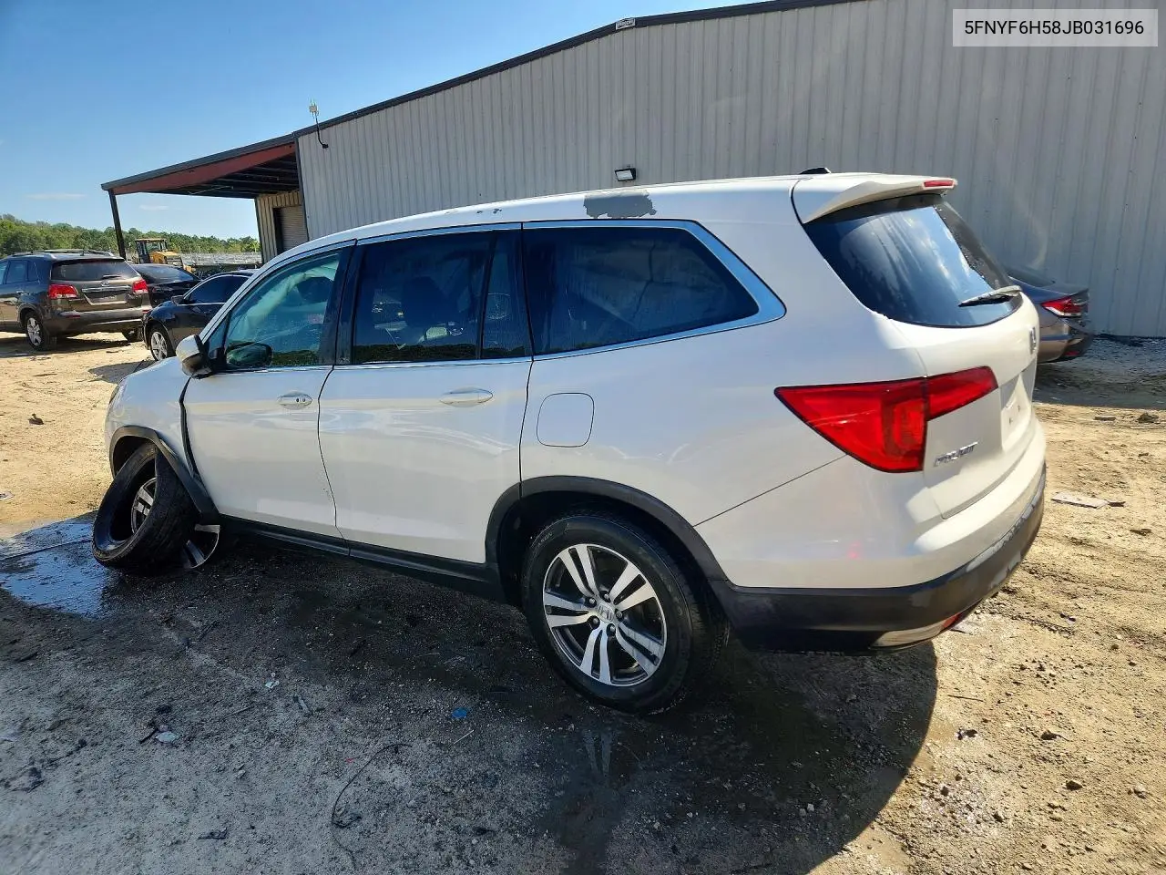 2018 HONDA PILOT VIN 5FNYF6H58JB031696 — фото 2