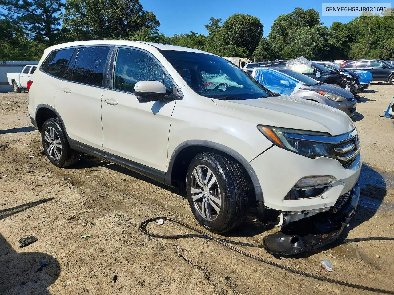 2018 HONDA PILOT VIN 5FNYF6H58JB031696 — фото 4