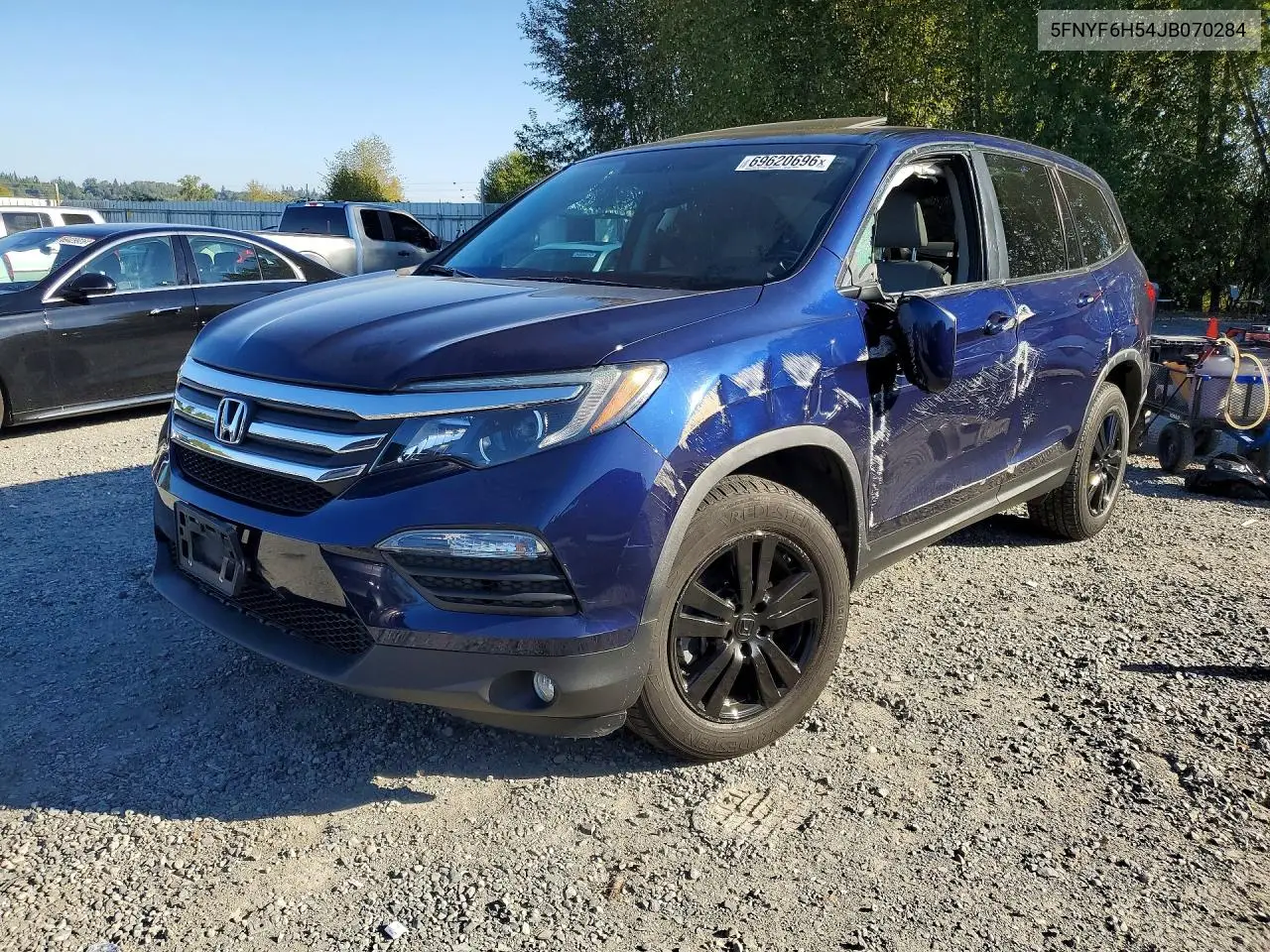 HONDA PILOT 2018, VIN 5FNYF6H54JB070284