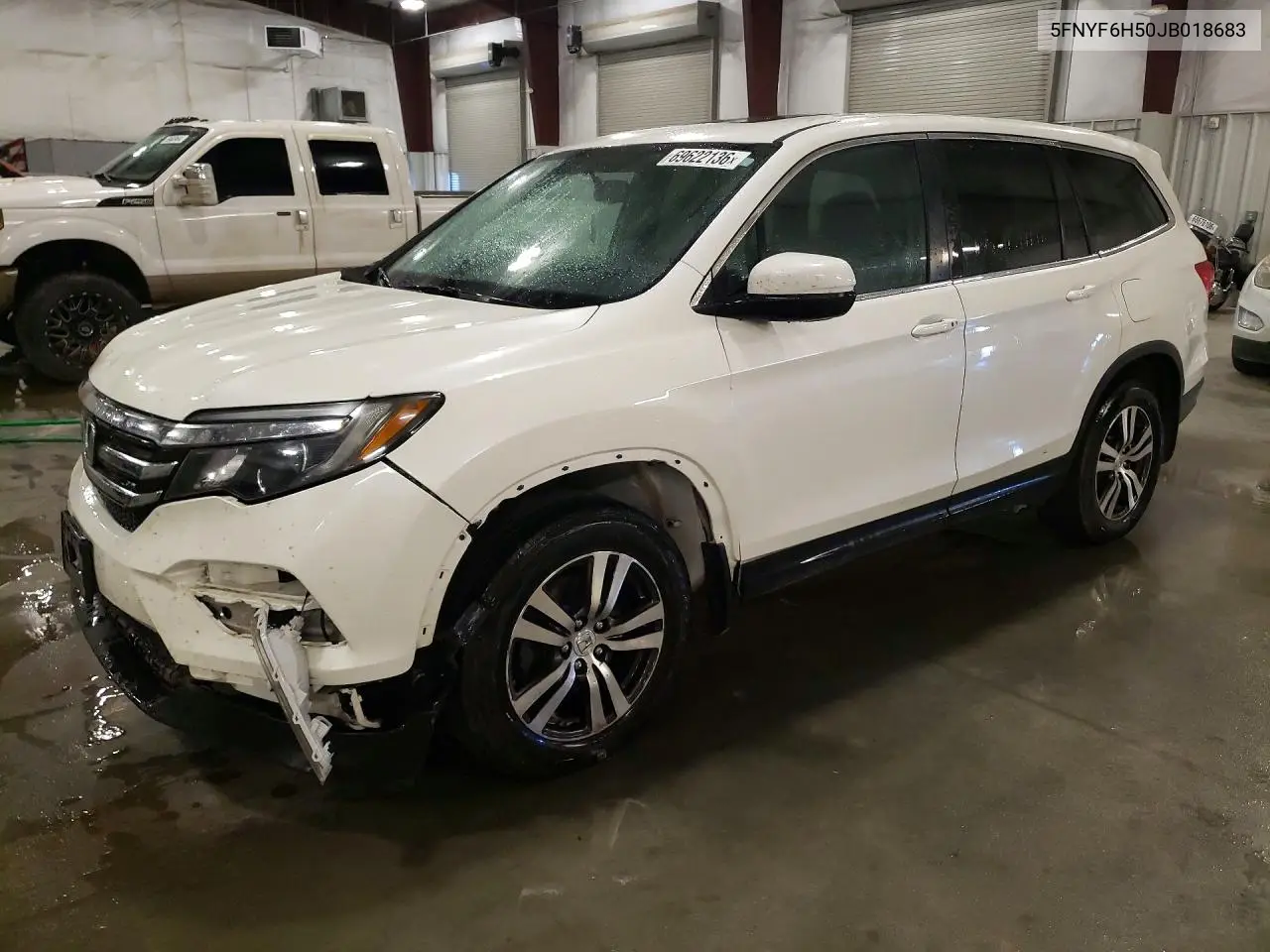 HONDA PILOT 2018, VIN 5FNYF6H50JB018683