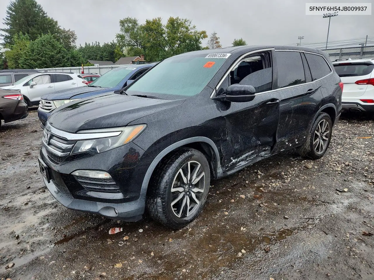 HONDA PILOT 2018, VIN 5FNYF6H54JB009937