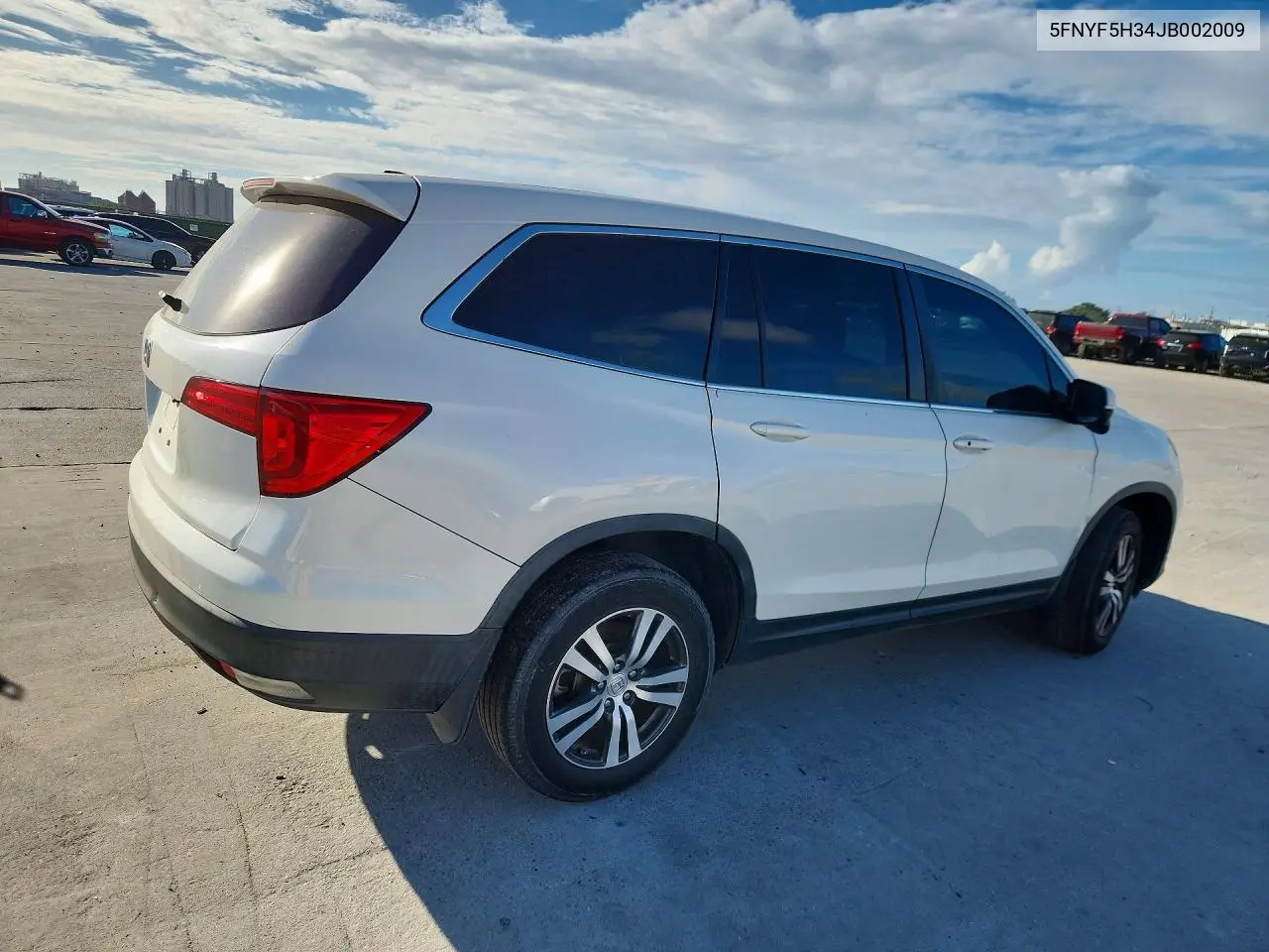 2018 HONDA PILOT VIN 5FNYF5H34JB002009 — фото 3