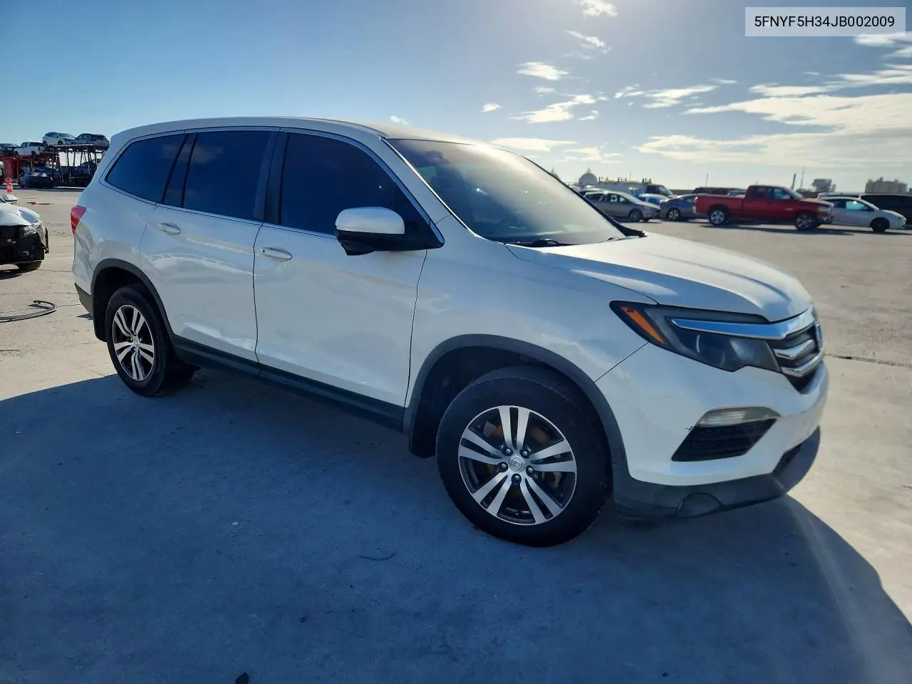 2018 HONDA PILOT VIN 5FNYF5H34JB002009 — фото 4