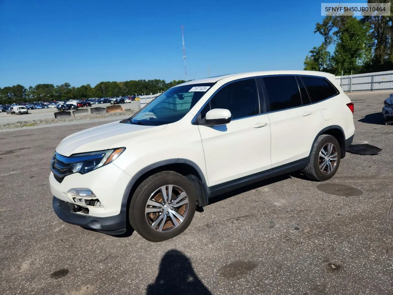 HONDA PILOT 2018, VIN 5FNYF5H50JB010464