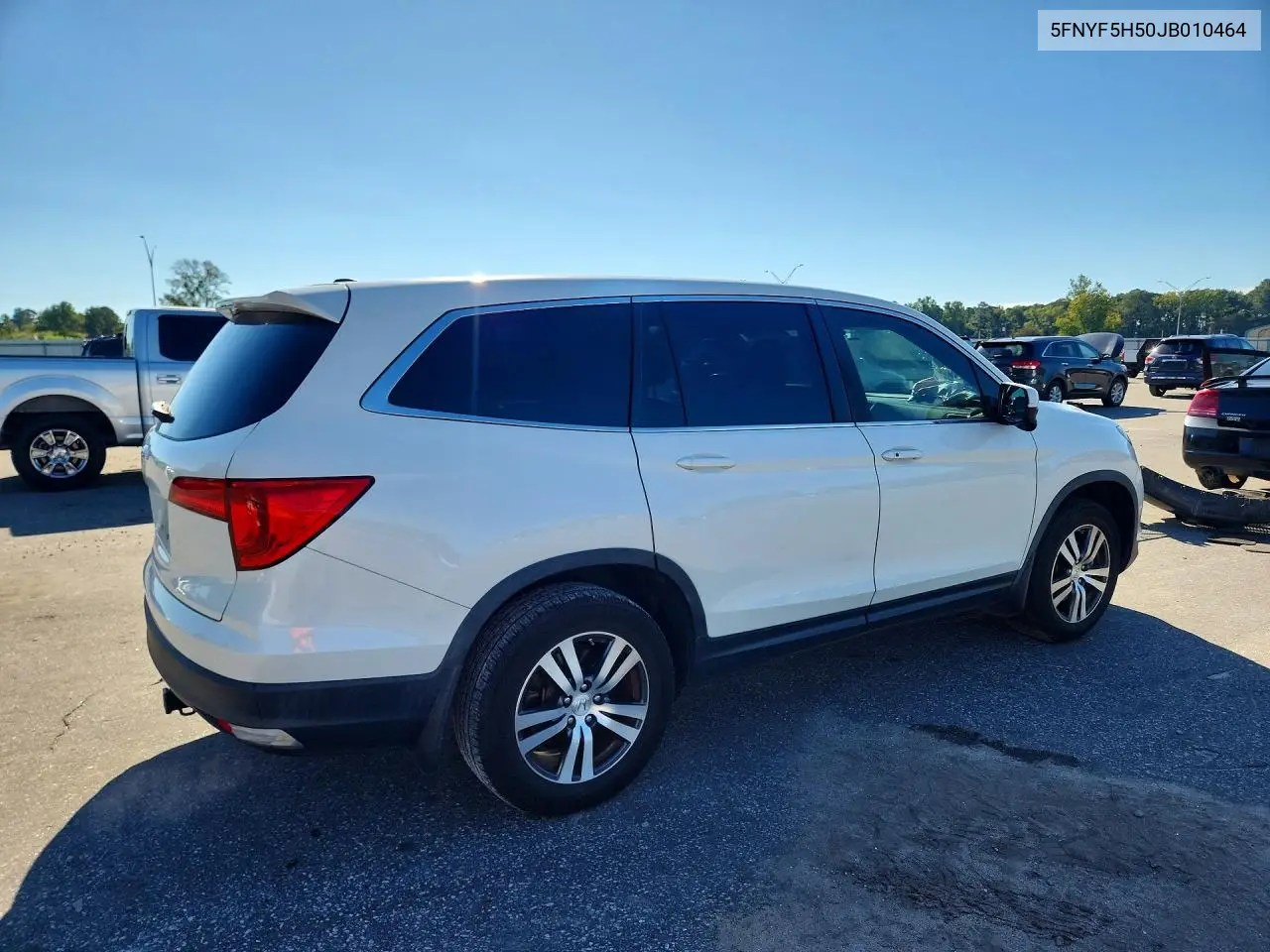 2018 HONDA PILOT VIN 5FNYF5H50JB010464 — фото 3