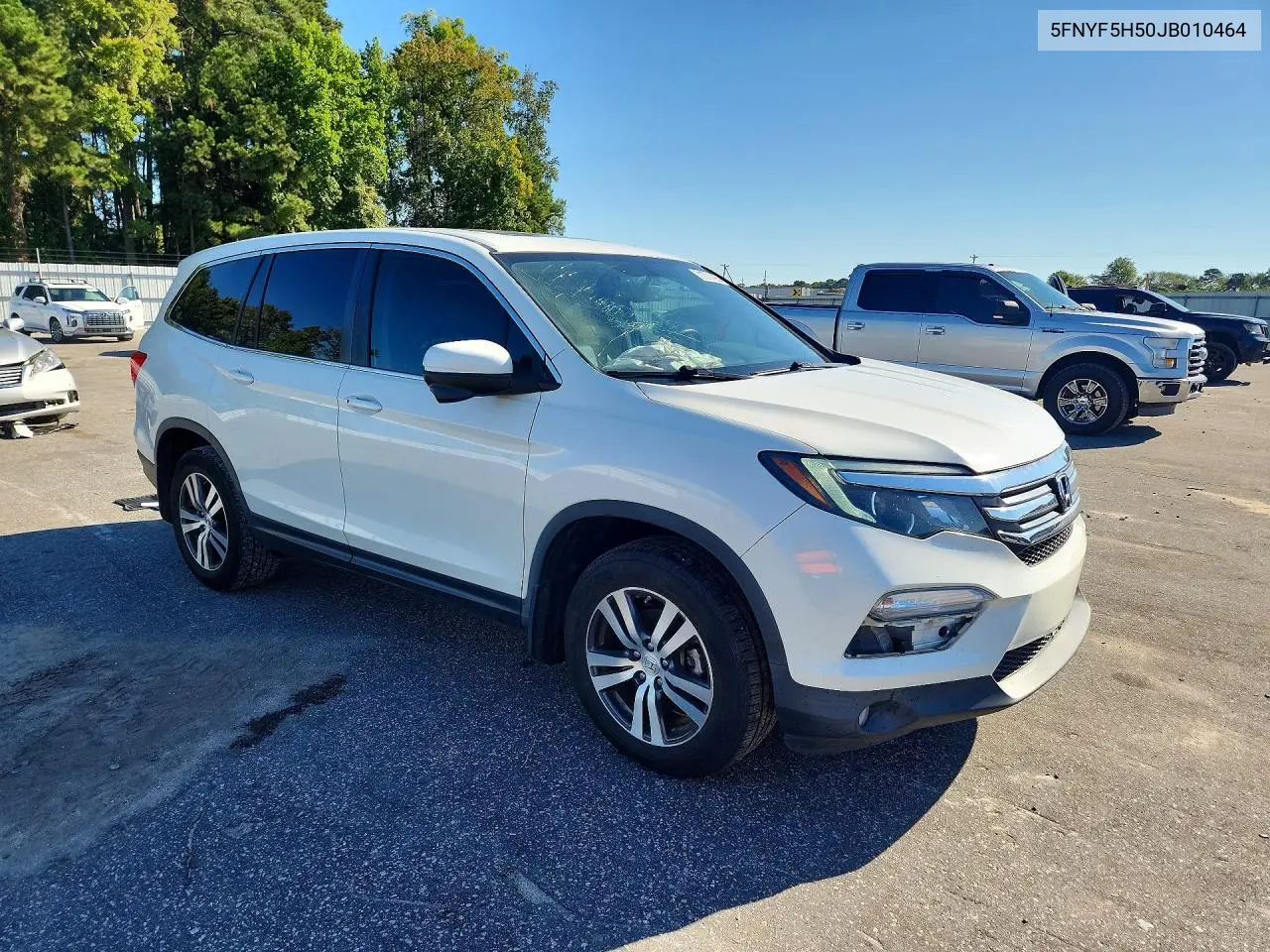 2018 HONDA PILOT VIN 5FNYF5H50JB010464 — фото 4