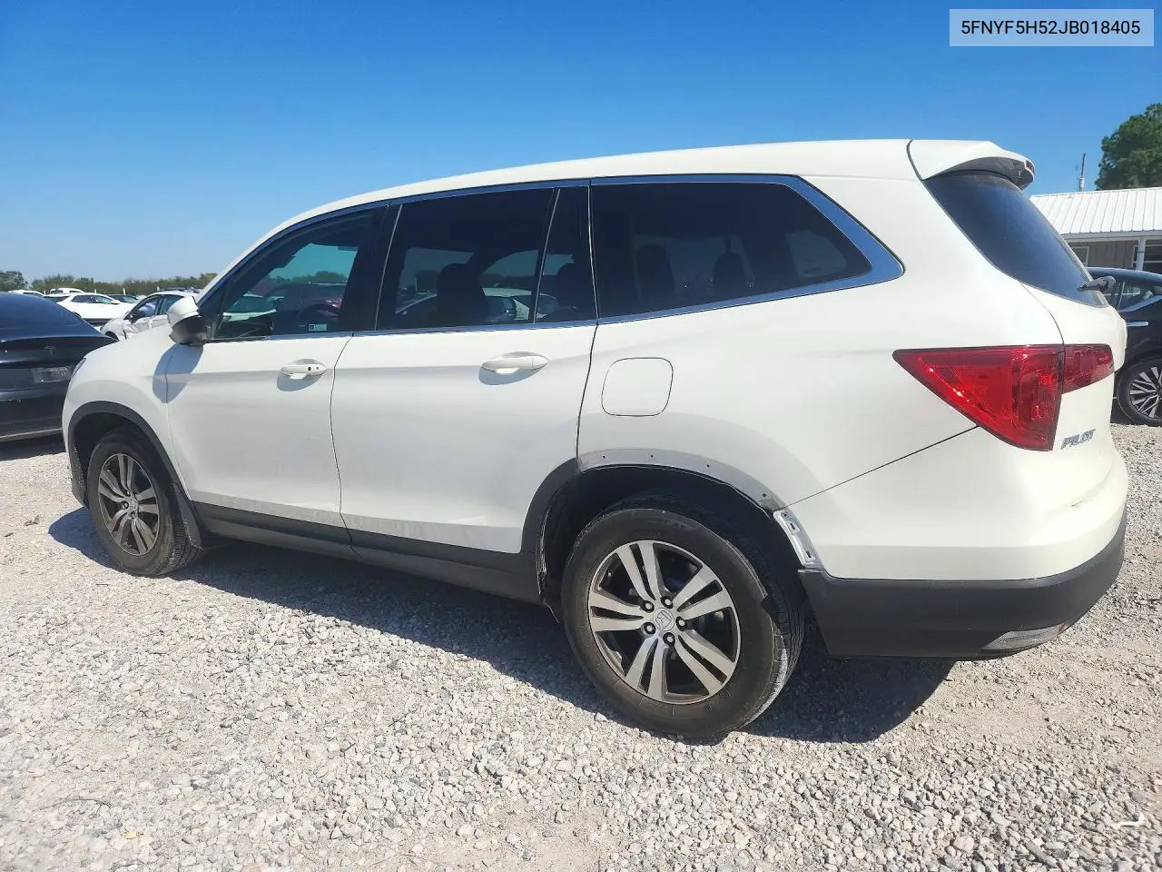 2018 HONDA PILOT VIN 5FNYF5H52JB018405 — фото 2
