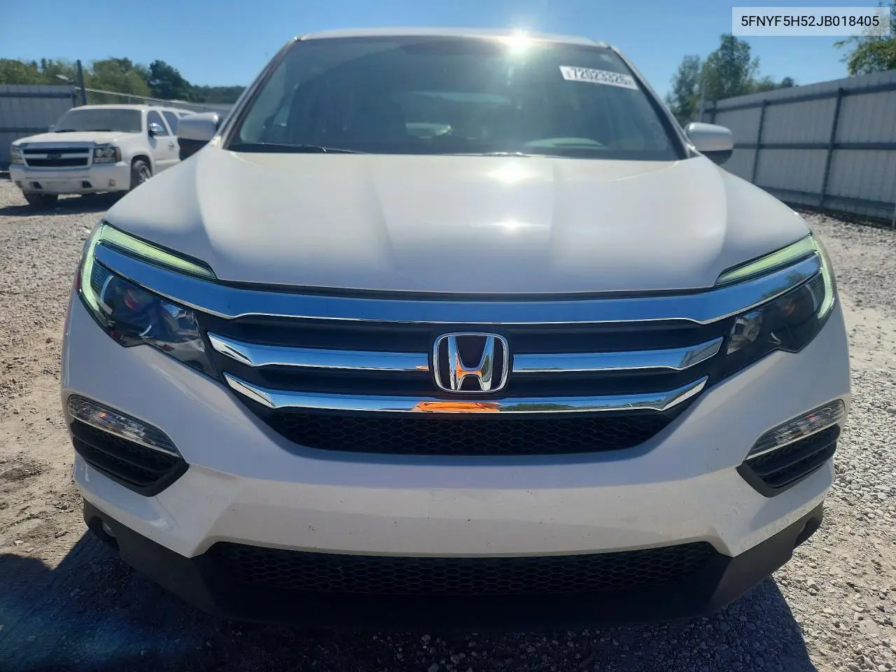 2018 HONDA PILOT VIN 5FNYF5H52JB018405 — фото 5