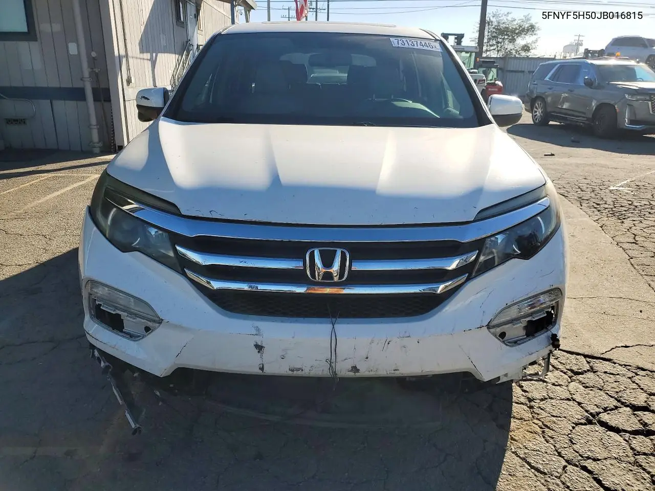 2018 HONDA PILOT VIN 5FNYF5H50JB016815 — фото 5