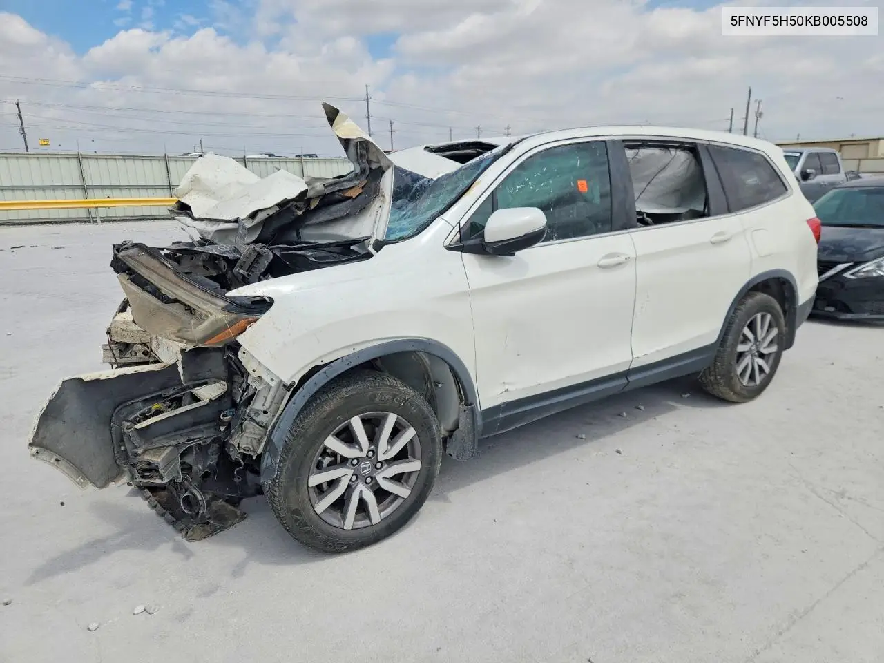 HONDA PILOT 2019, VIN 5FNYF5H50KB005508