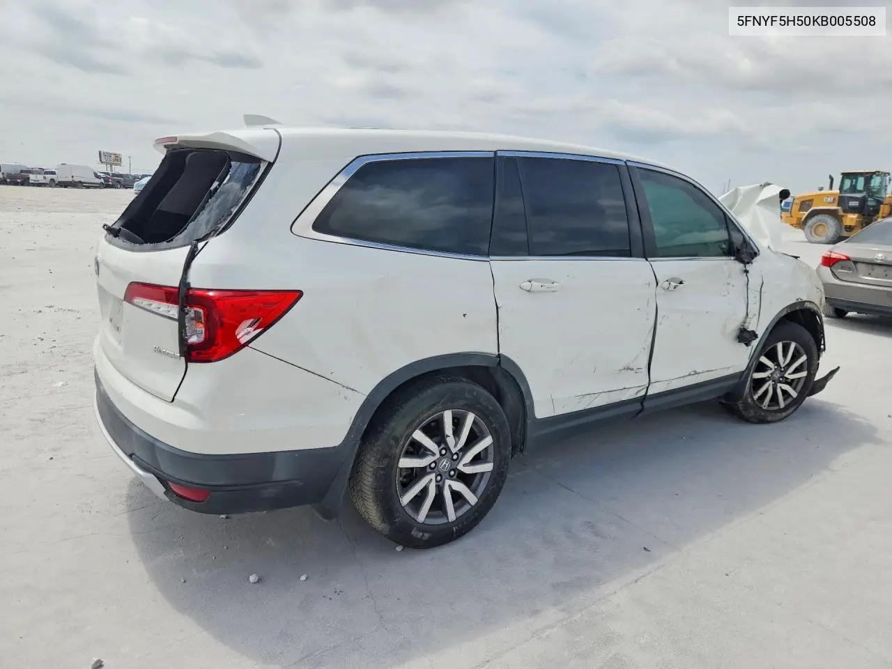 2019 HONDA PILOT VIN 5FNYF5H50KB005508 — фото 3