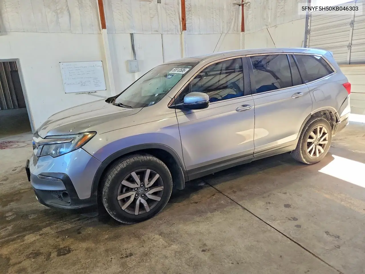 HONDA PILOT 2019, VIN 5FNYF5H50KB046303