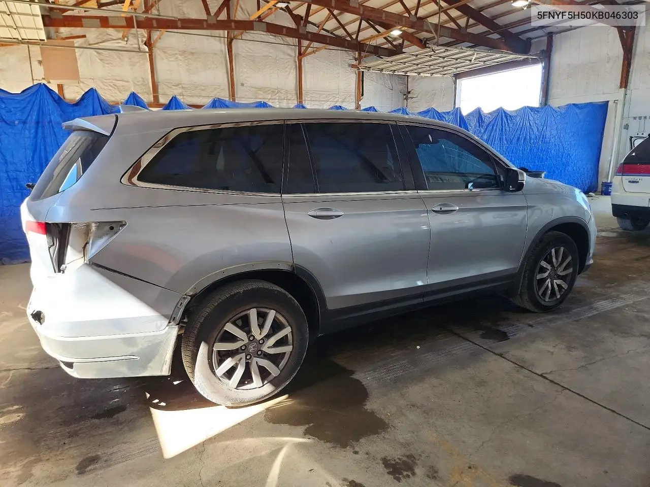 2019 HONDA PILOT VIN 5FNYF5H50KB046303 — фото 3
