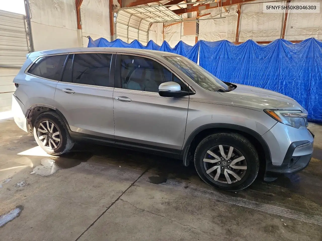 2019 HONDA PILOT VIN 5FNYF5H50KB046303 — фото 4