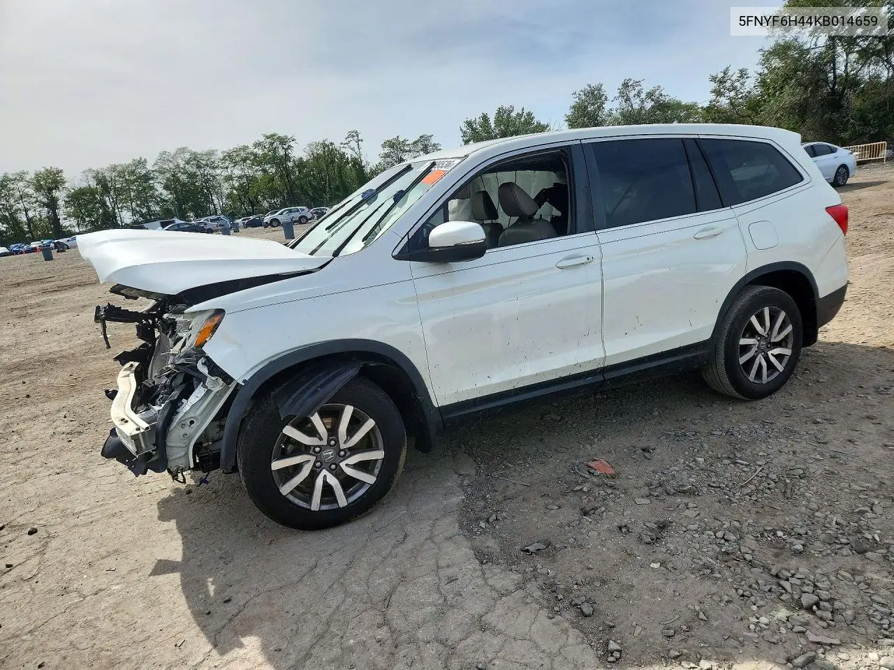 HONDA PILOT 2019, VIN 5FNYF6H44KB014659