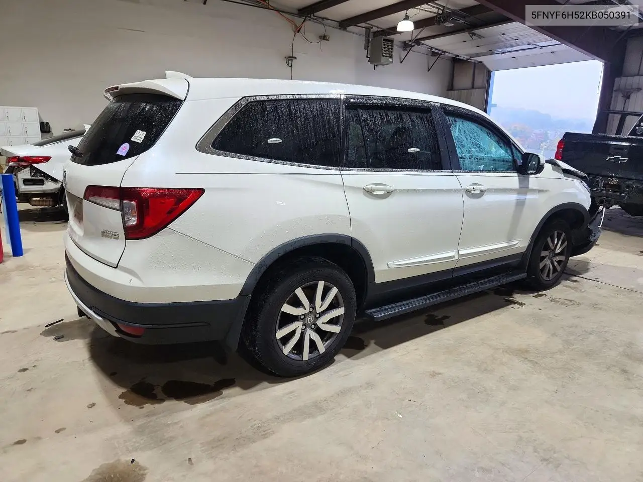 2019 HONDA PILOT VIN 5FNYF6H52KB050391 — фото 3