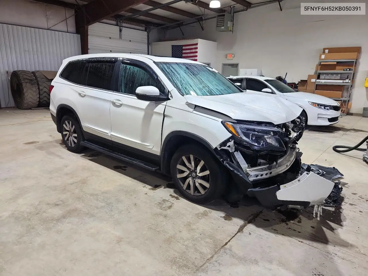 2019 HONDA PILOT VIN 5FNYF6H52KB050391 — фото 4