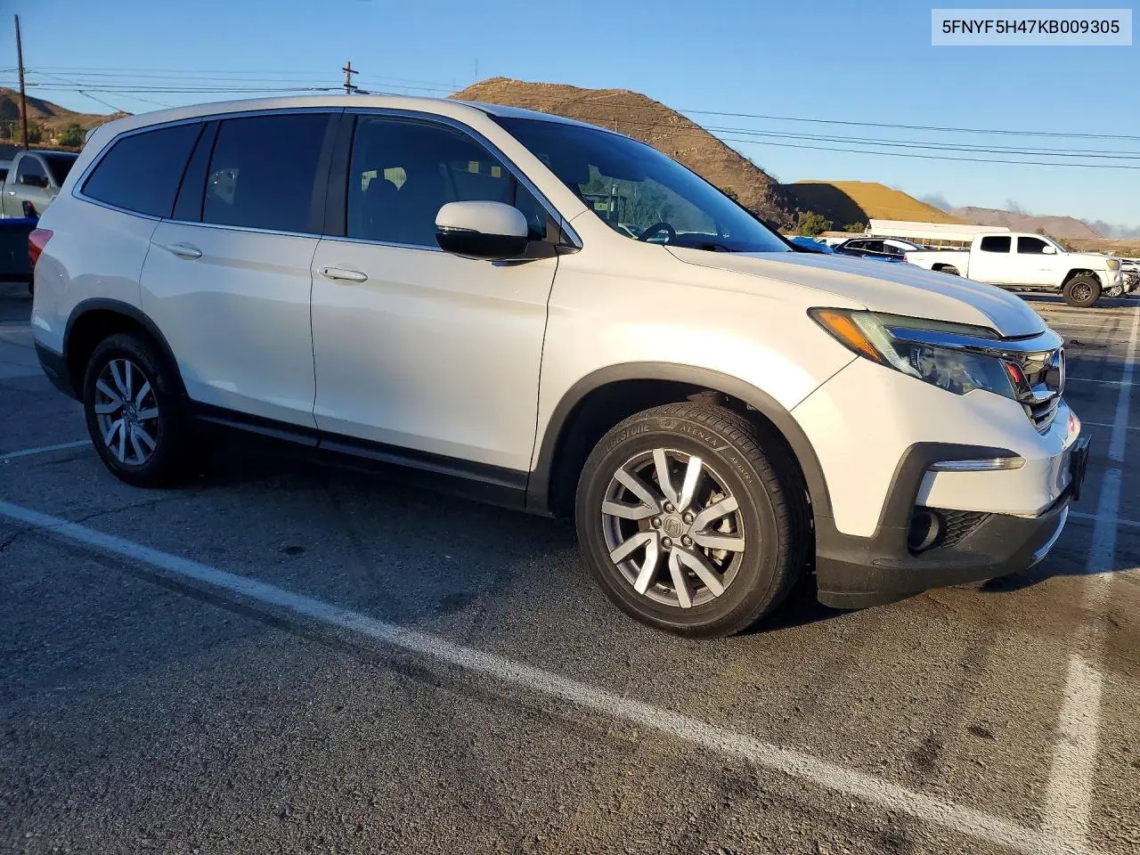 2019 HONDA PILOT VIN 5FNYF5H47KB009305 — фото 4