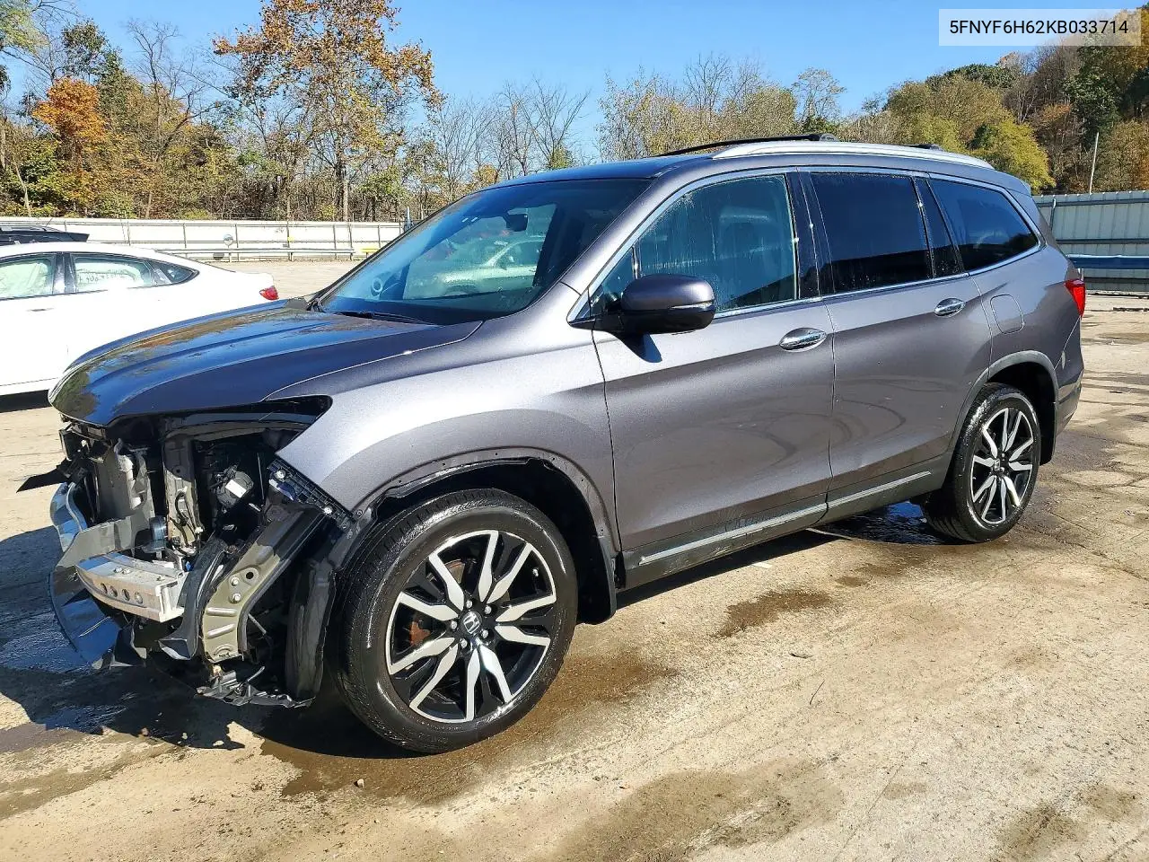 HONDA PILOT 2019, VIN 5FNYF6H62KB033714